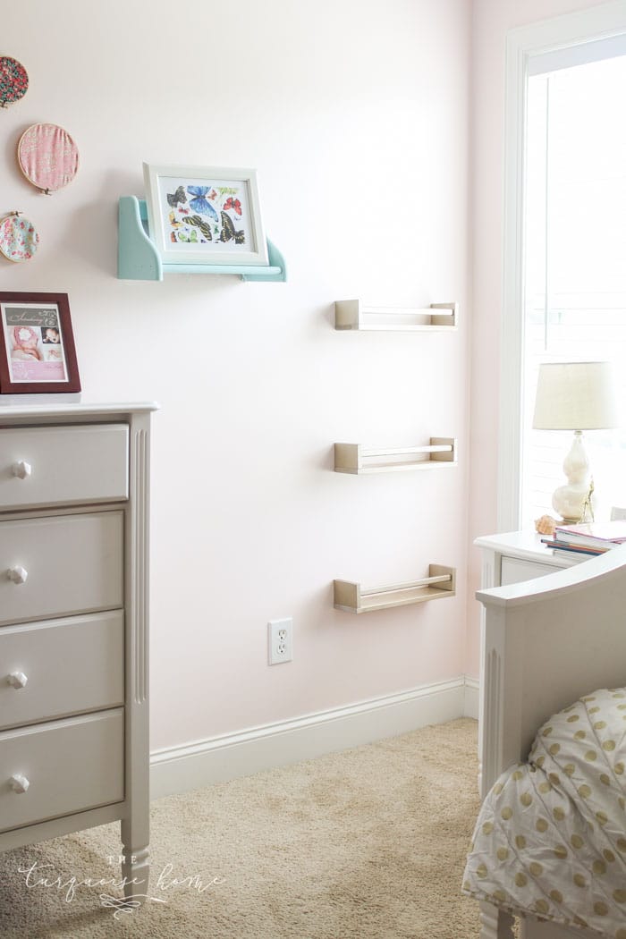 IKEA Spice Racks as a Bookshelves The Turquoise Home