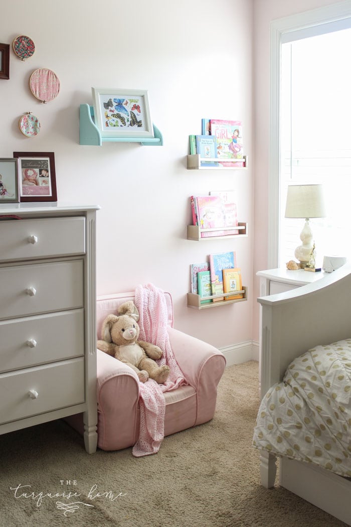 ikea book shelves nursery