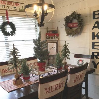 Farmhouse Christmas Kitchen Decor Ideas