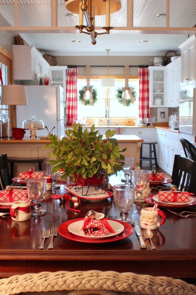 Christmas Home Tour 2020  Christmas kitchen decor, Turquoise christmas,  Farmhouse christmas