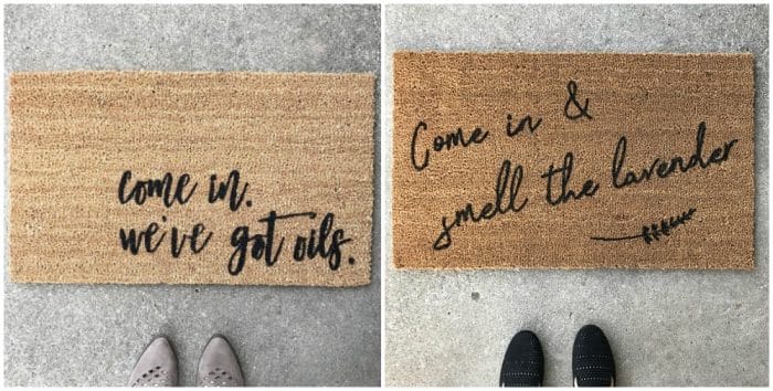 Cute doormats are the best gift! Got an oiler on your holiday gift list? Then I've got you covered! Top gifts for the essential oil lover.