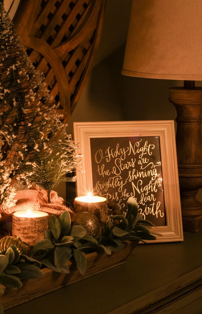 Christmas Nights Home Tour and a Christmas Interview by Candlelight