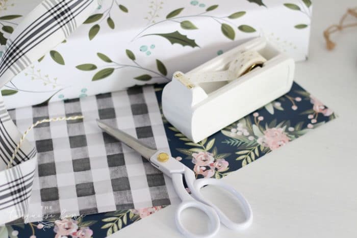 A Christmas Gift Wrapping Station + Simple Gift Wrapping Tips