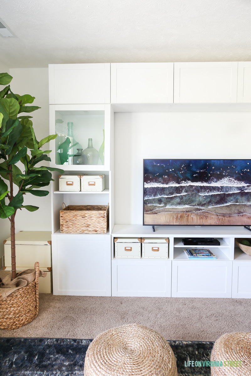 Make your TV look like art! No need to cover it up. 