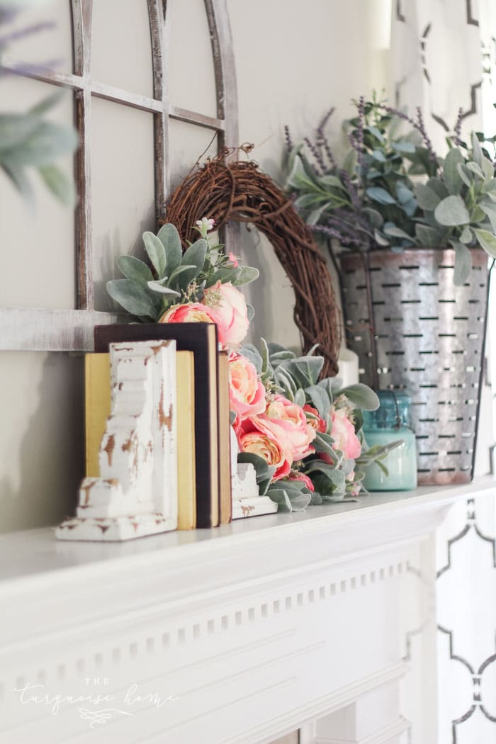 White chippy corbels are one of my favorite finds at Hobby Lobby!