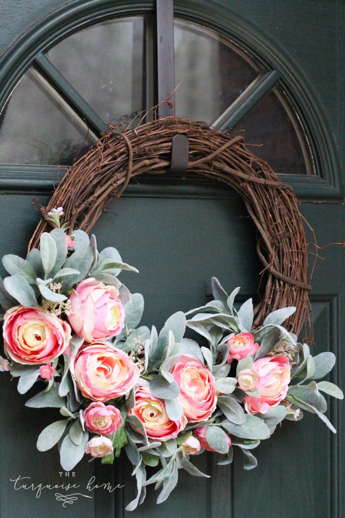 Easy to Make Spring Wreath - Sweet Pea