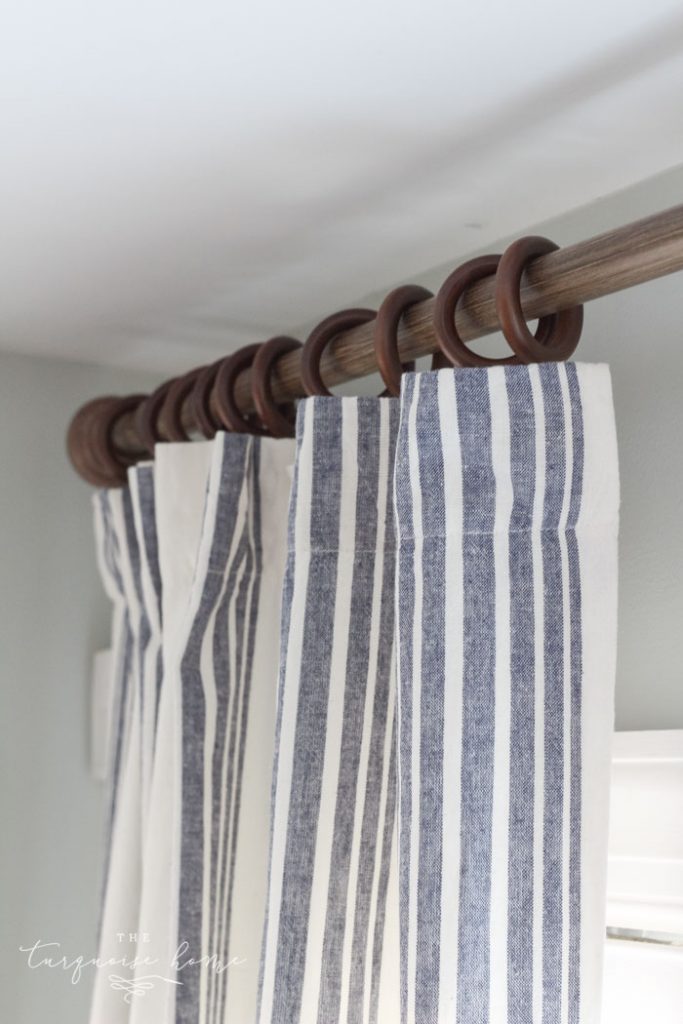 New Curtains and a Budgetfriendly Curtain Ring Hack!