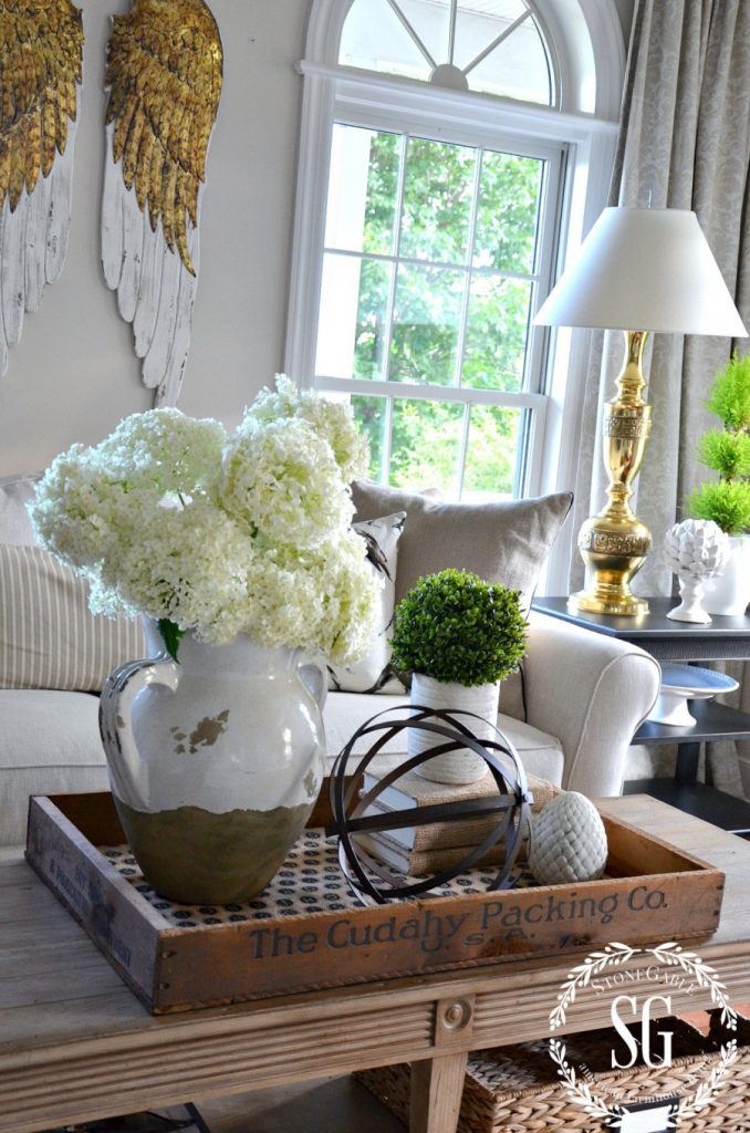 Tips For How To Decorate A Coffee Table, Pics Of Trays On Coffee Tables