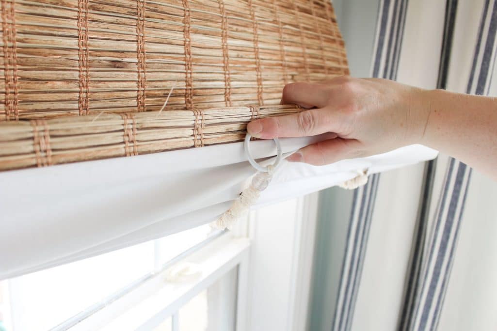 Yay for cordless blinds! How to Choose the Best Bamboo Shades - click here for all the details!!