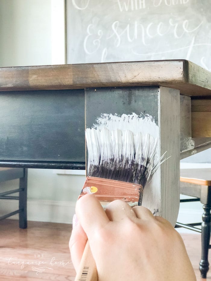 chalk paint and wax technique