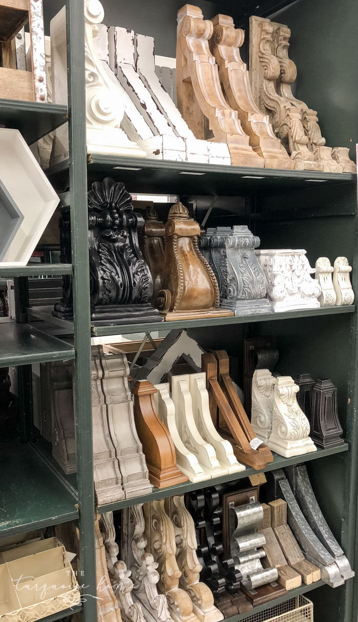 Corbels are a must-buy at Hobby Lobby!