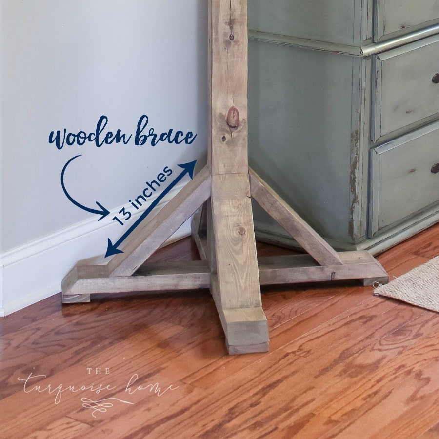 Diy freestanding 2025 coat rack