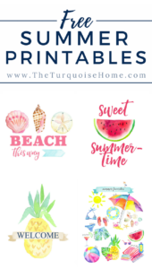 Summer Favorites Printable & more! - The Turquoise Home