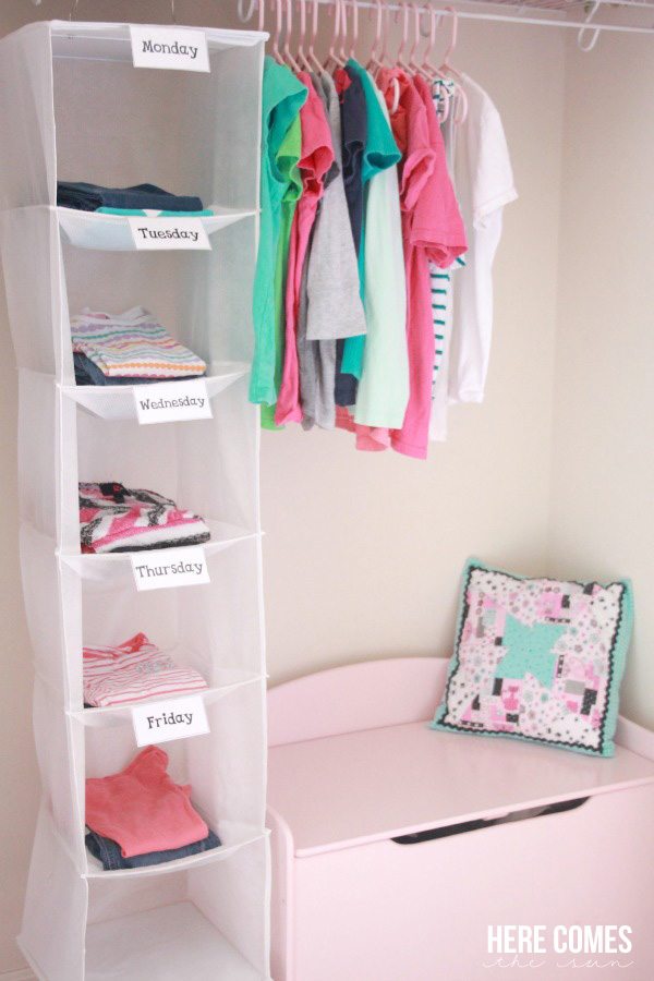 Back-to-school Clothes Organizing System