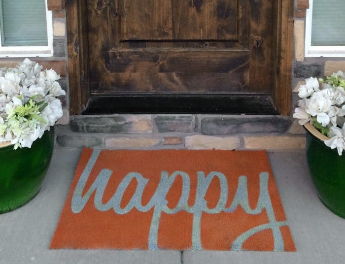 "Happy" Fall Doormat