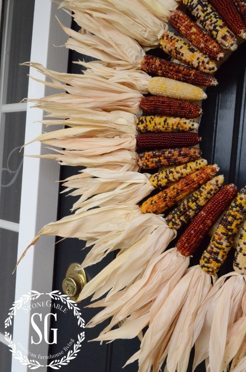 Indian Corn Fall Wreath