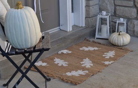DIY Leaf Fall Doormat