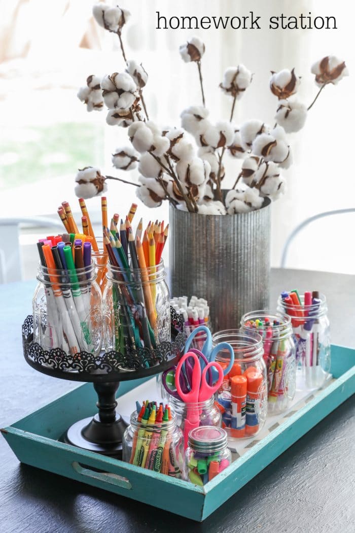 10 Beautiful, Organized Art Stations for Kids