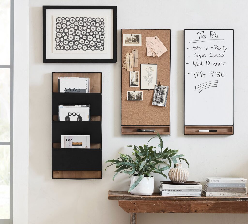 Trenton 3-Piece essential organization set with whiteboard
