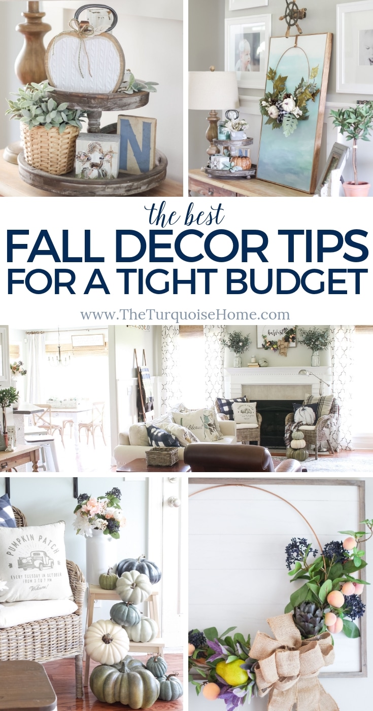 The Best Fall Decor Tips for a Tight Budget! | Budget-friendly Fall Decorating Ideas | Fall Home Tour 2018