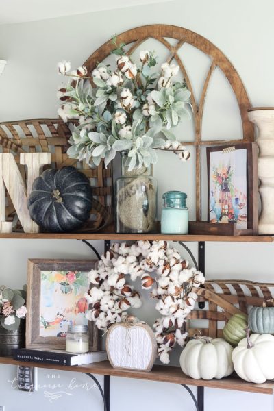 My Fall Kitchen Pumpkin Decor - The Turquoise Home