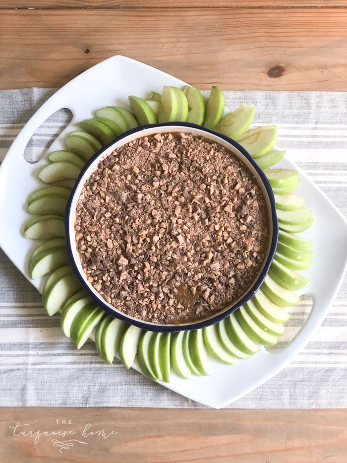 how to make Cream Cheese Caramel Apple Dip
