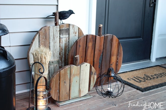 DIY Reclaimed Wooden Pumpkin