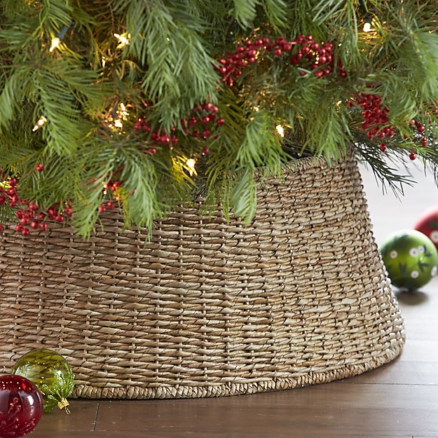 Diy Christmas Tree Basket The Turquoise Home