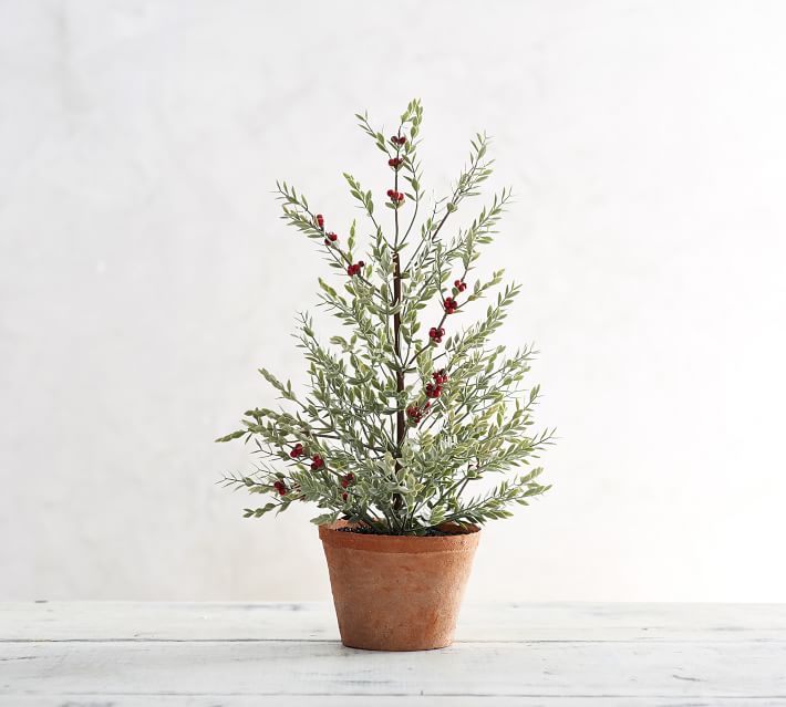 The Best Host and Hostess Gift Ideas - faux sage topiary with berries