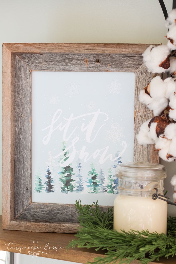 Free Christmas Printables - Let it Snow