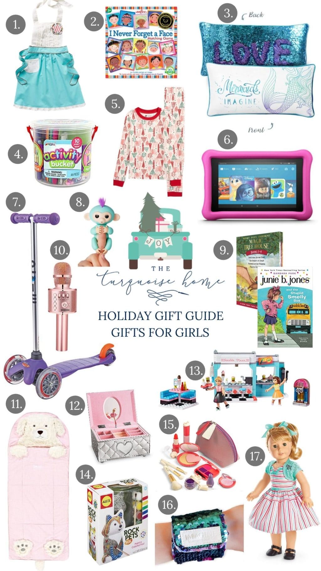 Best Gifts for Elementary-Aged Girls | The Turquoise Home