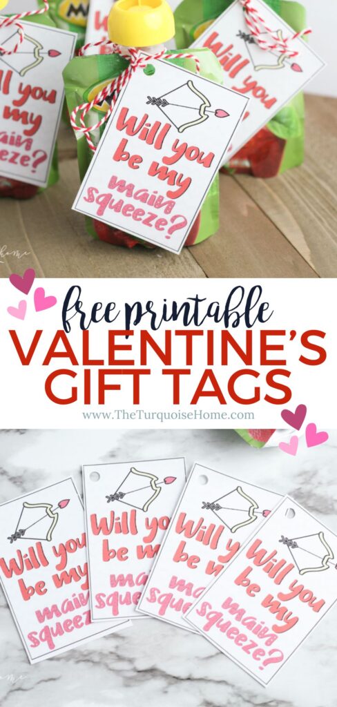 Valentine's Day Free Printable Gift Tags