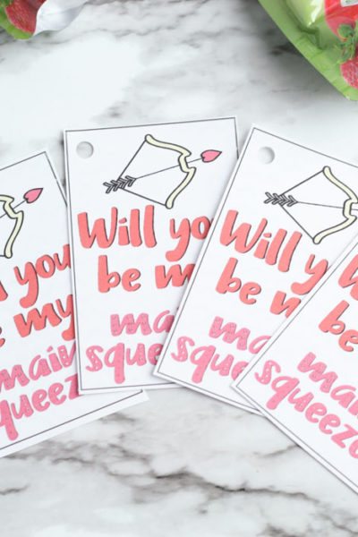 Will you be my Main Squeeze? Printable Valentine (for kids!)