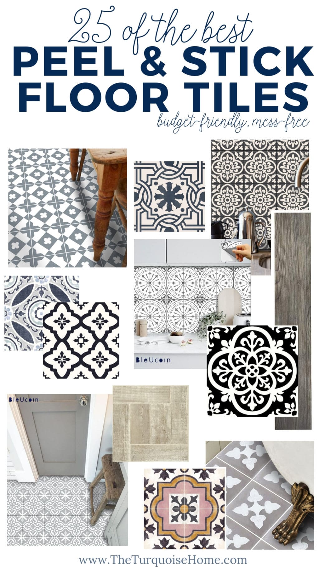 The 25 Best Peel and Stick Floor Tile Ideas - perfect for a budget-friendly floor renovation! #peelandstickfloortile #diyproject #shoppingguide #diyhomedecor