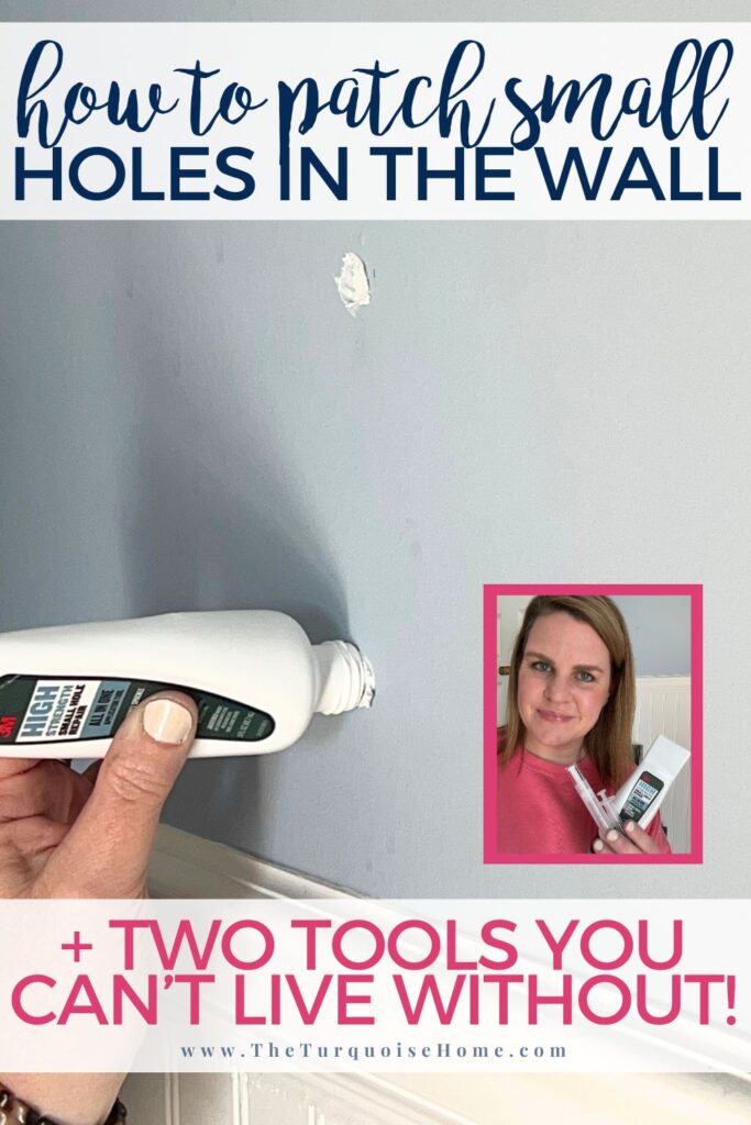 How to Patch a Small Hole in Drywall - The Turquoise Home