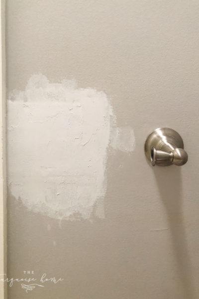 How to Patch a Hole in Drywall | Fill in the hole with spackling a few times