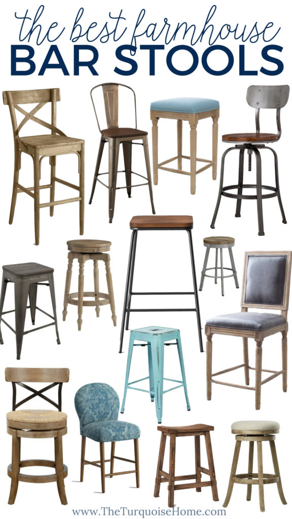 The BEST Farmhouse Bar Stools that you'll love!