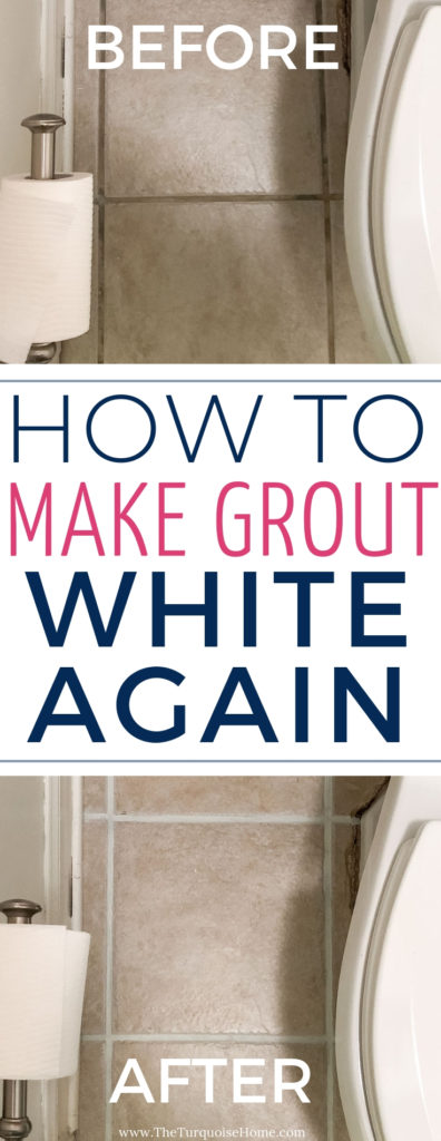 How to use grout paint and make grout white again.