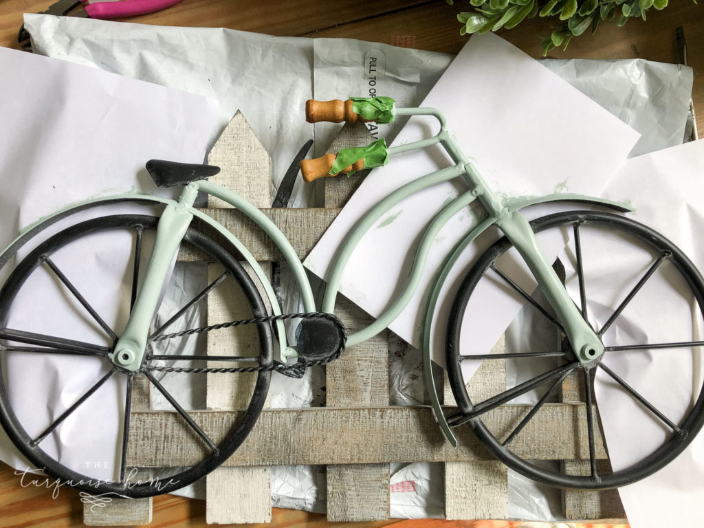 Diy Boxwood Bicycle Spring Wreath The Turquoise Home