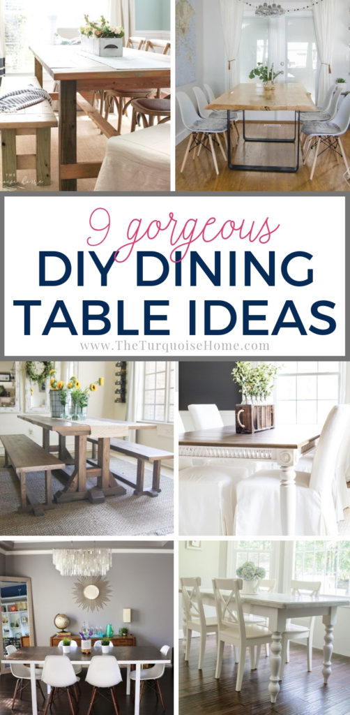 Gorgeous Diy Dining Table Ideas The Turquoise Home