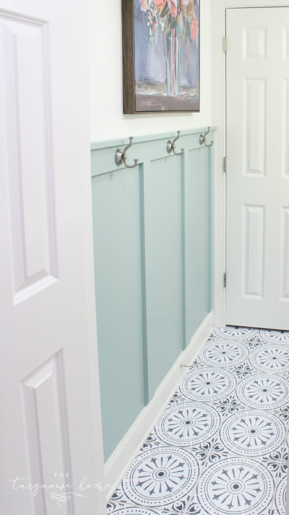 Diy Peel And Stick Vinyl Floor Tile The Turquoise Home