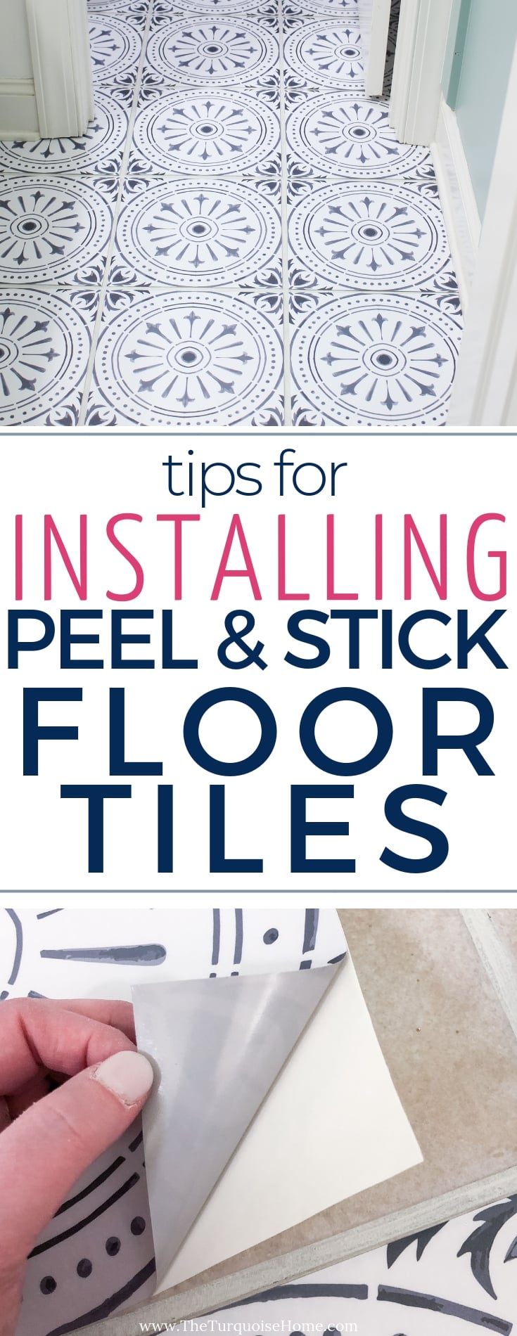 Tips and tricks for installing Peel and Stick Vinyl Floor Tiles