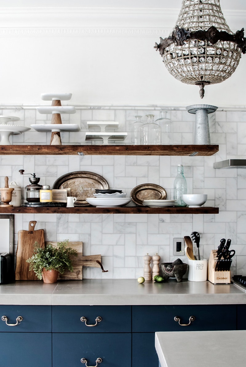 Reclaimed Barnwood Shelves