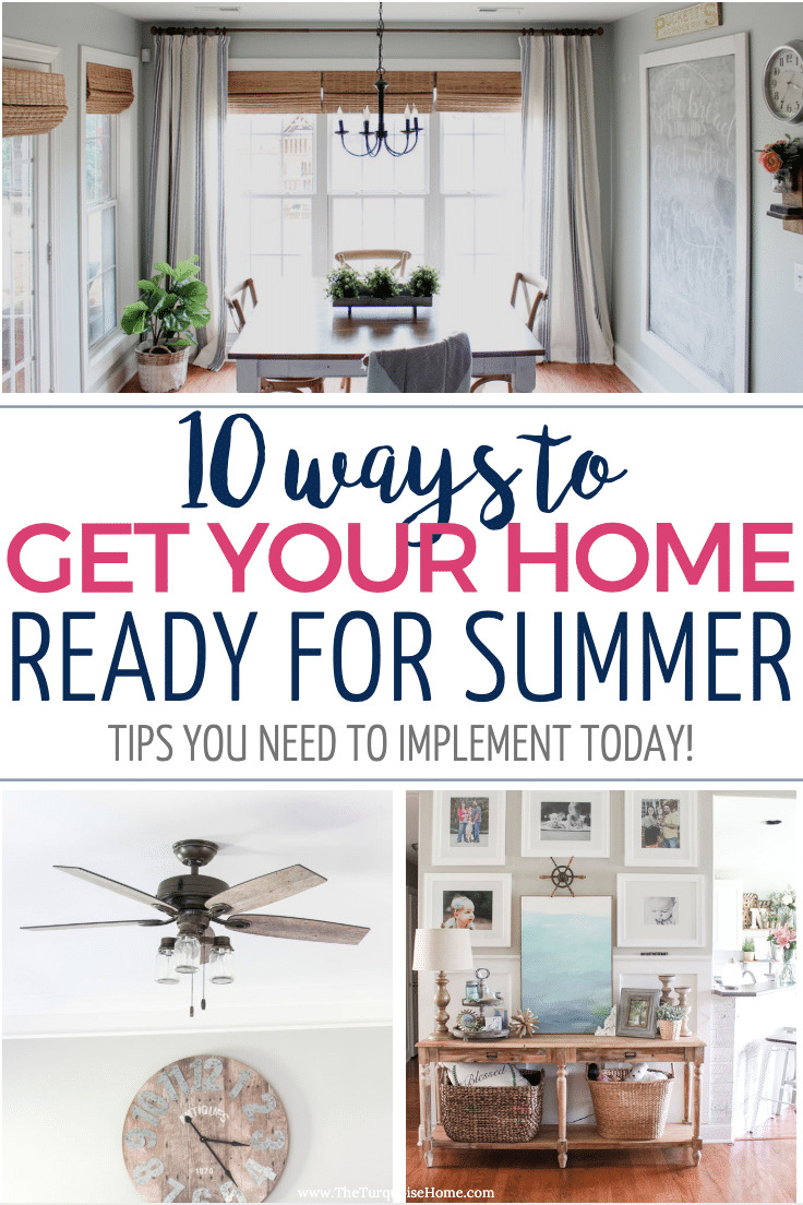 How To Get Your Home Ready For Summer - The Turquoise Home