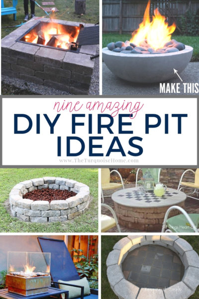 DIY Fire Pit Ideas + Options to Buy