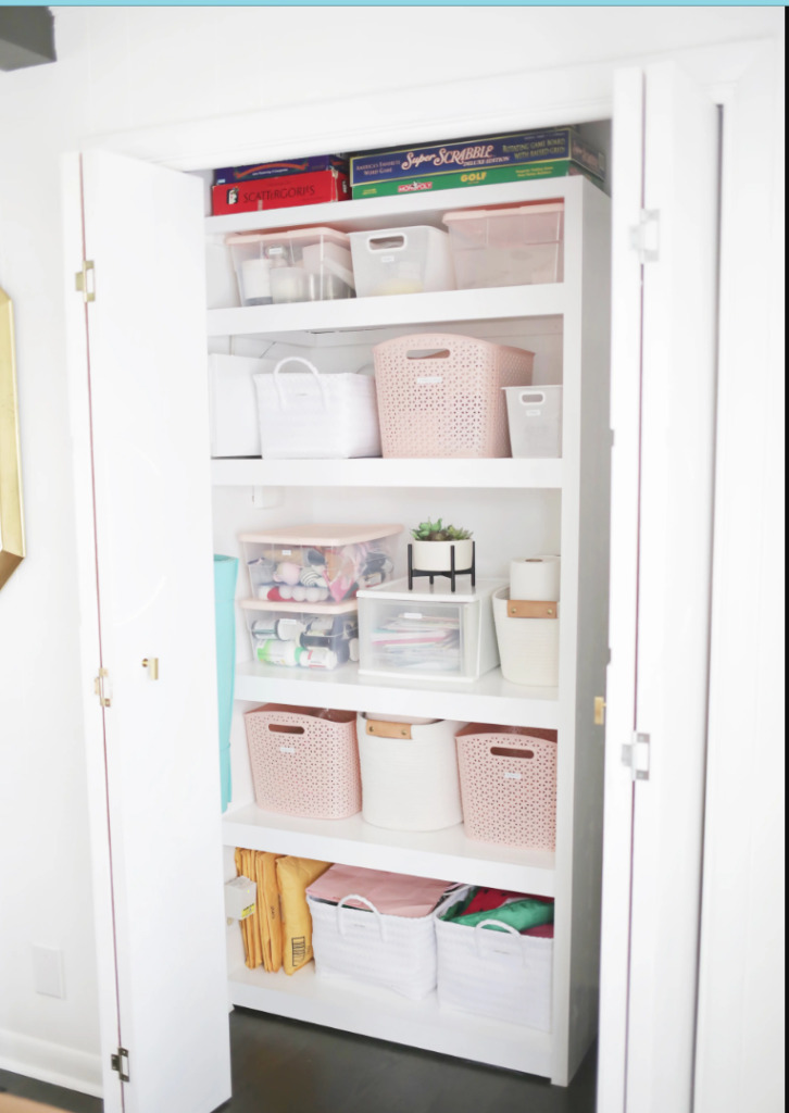 Organizing a Small Linen Closet - Smallish Home