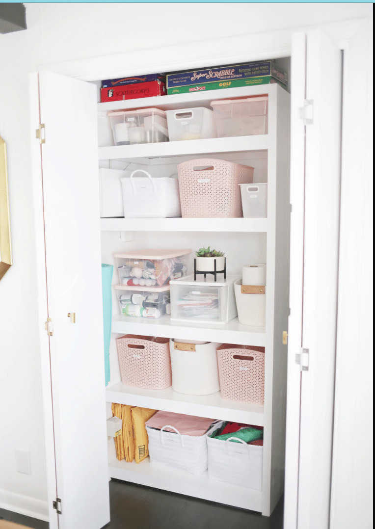 How to Organize a Linen Closet from from A Beautiful Mess.