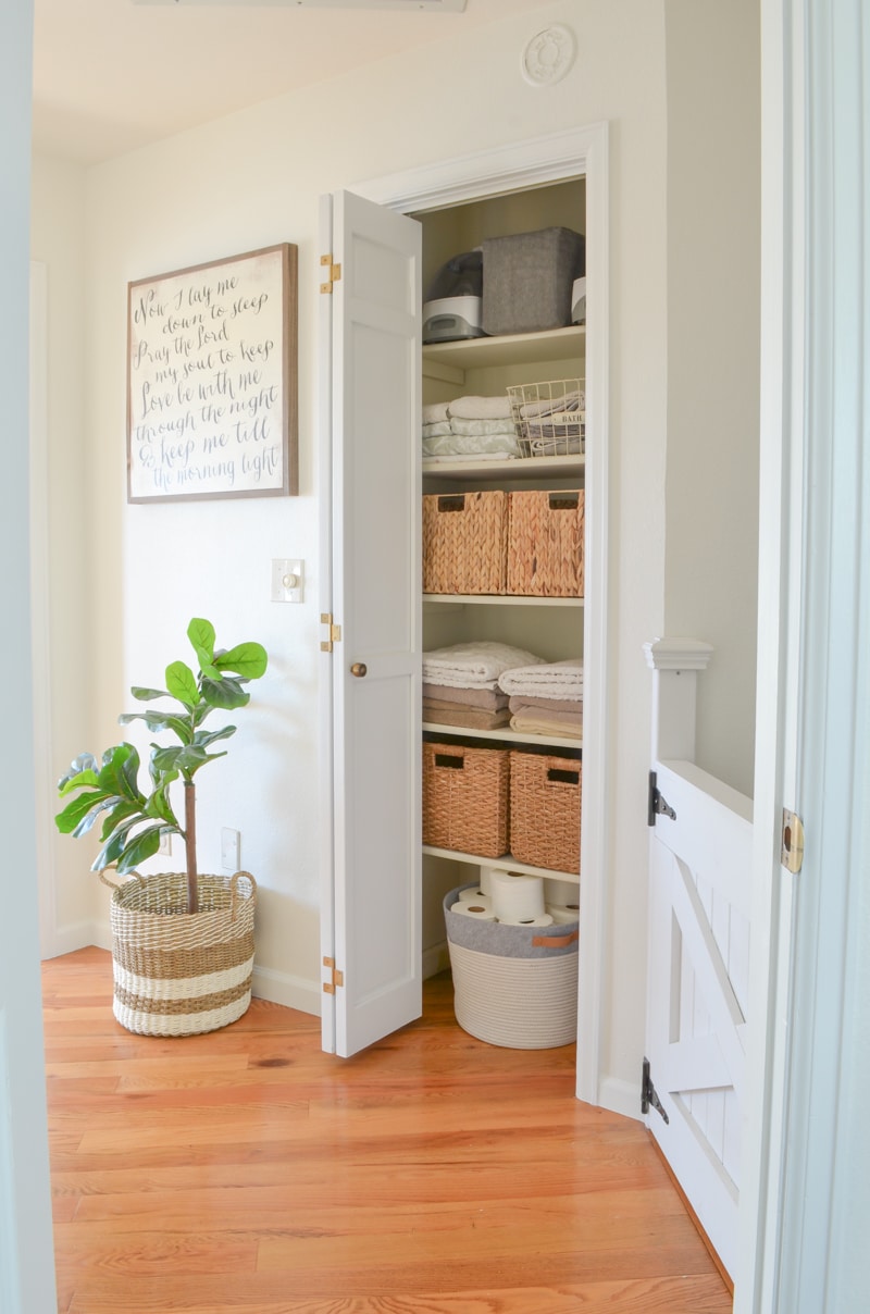 How to Organize a Linen Closet - The Turquoise Home