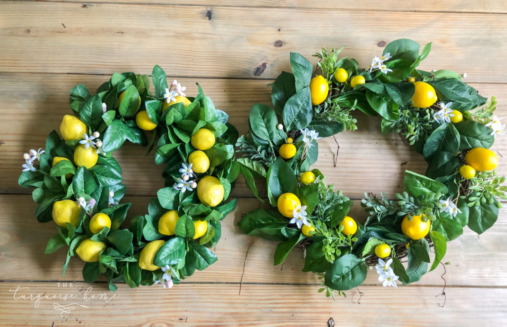 DIY Summer Lemon Wreath