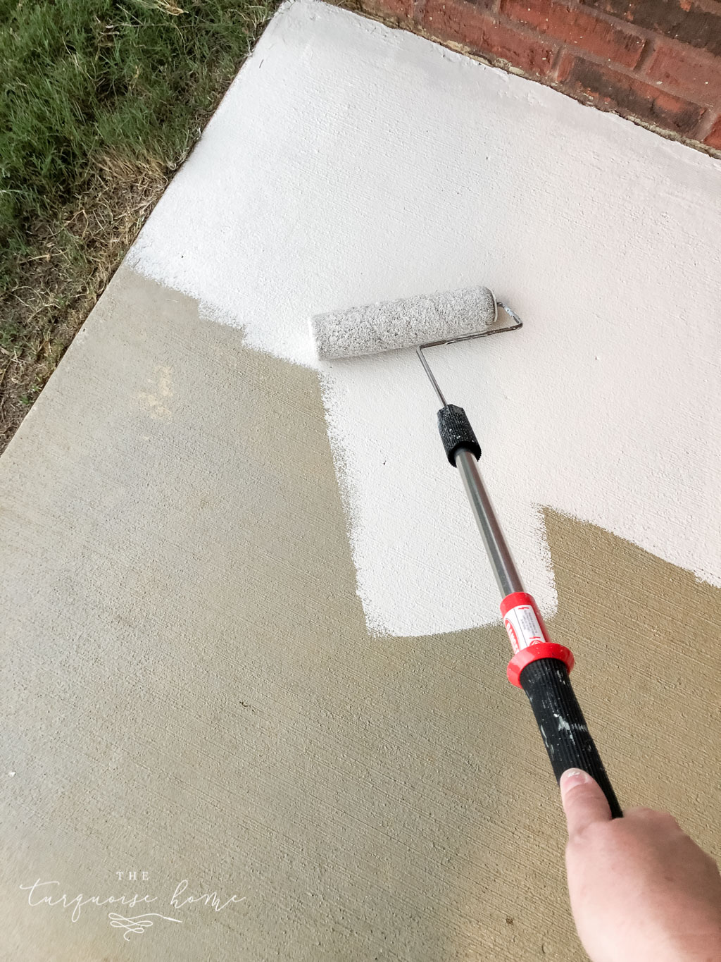 How To Paint A Concrete Patio The, How To Clean Paint Off Concrete Patio